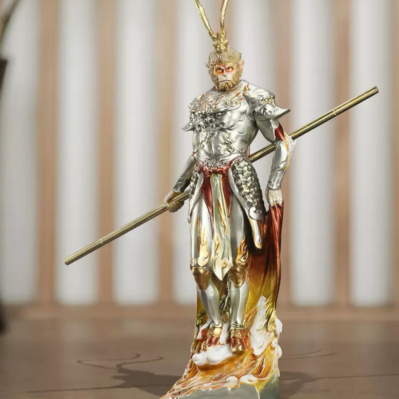 Monkey King Sun Wukong figurine, Buddha of Victory home decoration sculpture, Chinese style national wind collectible