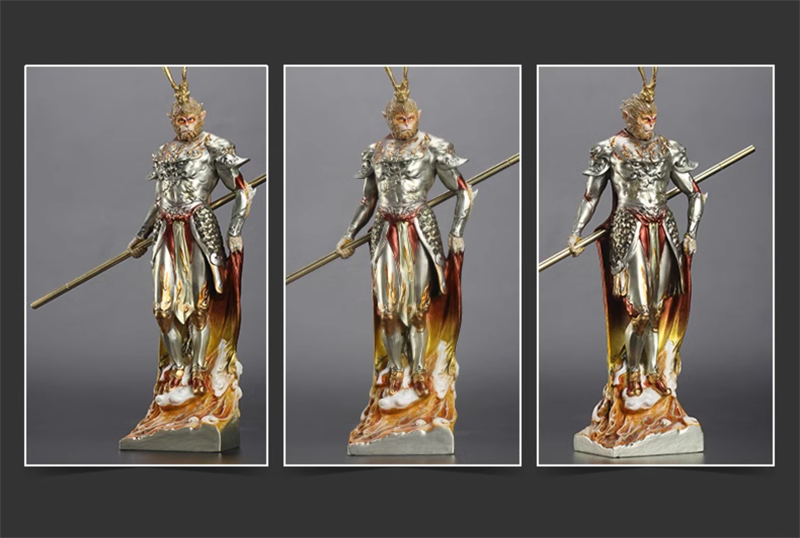 Monkey King Sun Wukong figurine, Buddha of Victory home decoration sculpture, Chinese style national wind collectible