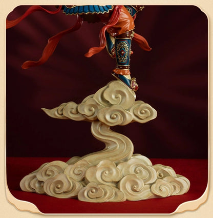 "Auspicious Clouds and Blessed Qi"Living Room Desktop Qi Tian Da Sheng Sun Wukong Copper Statue Home Decoration