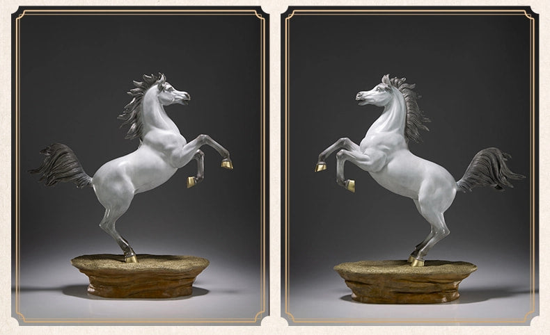 Arabian Horse Living Room Desktop Copper Horse Ornament Home Decoration Wine Cabinet TV Stand Decoration