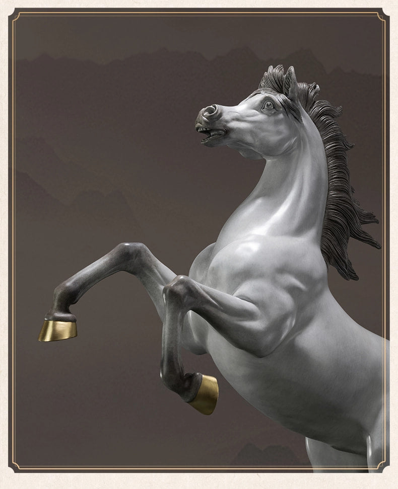 Arabian Horse Living Room Desktop Copper Horse Ornament Home Decoration Wine Cabinet TV Stand Decoration