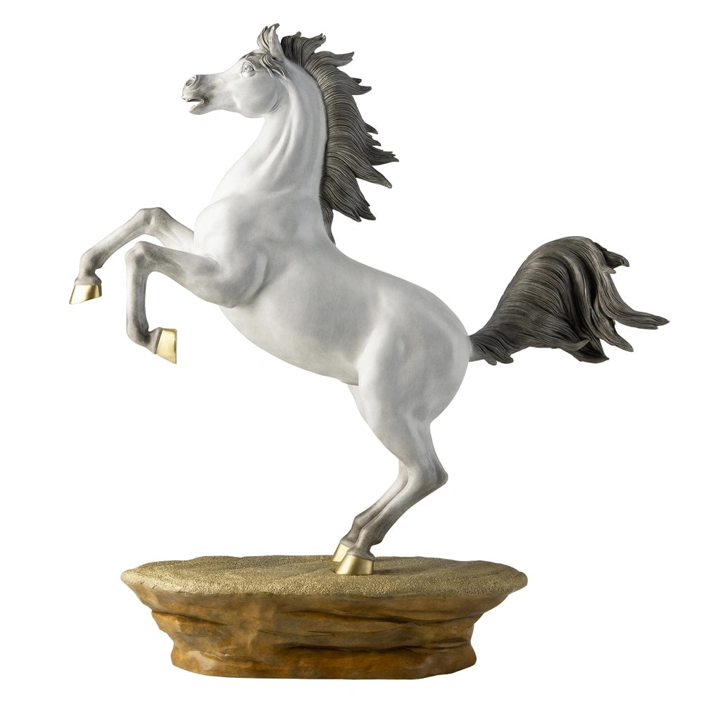 Arabian Horse Living Room Desktop Copper Horse Ornament Home Decoration Wine Cabinet TV Stand Decoration